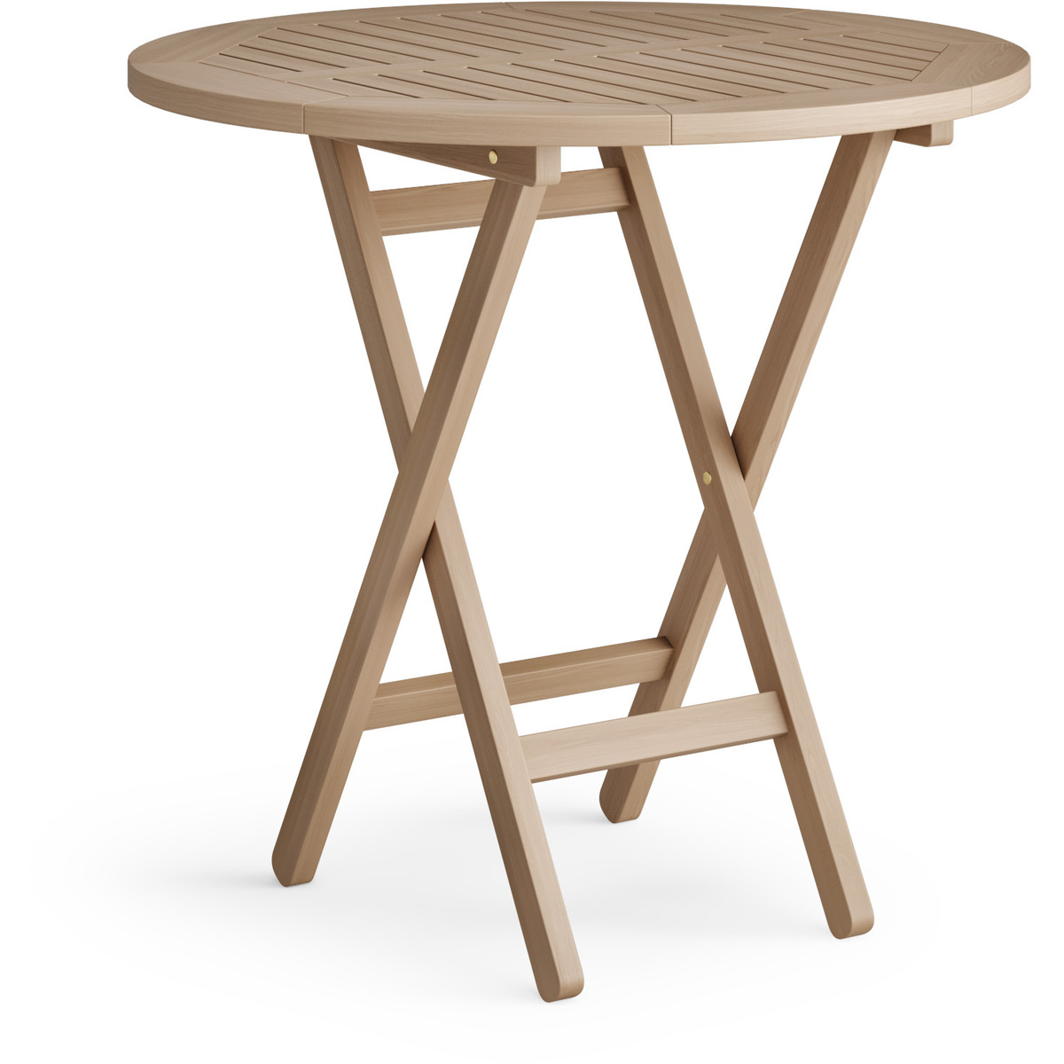 Round Folding Outdoor Teak Table